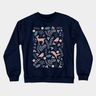 Woodland Creatures (Frost) Crewneck Sweatshirt